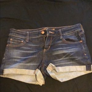 Washed out style Jean Shorts